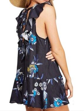 FP "Summer in Tulum" Sleeveless Linen Blend Tunic